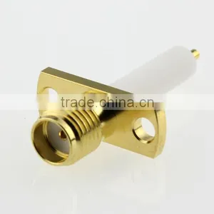 SMA Connector,Female Straight Panel Receptacle Coaxial Connector thumbnail-2