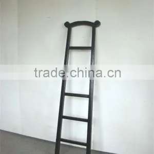 Chinese Antique Wall Mounted Wooden Ladder thumbnail-1