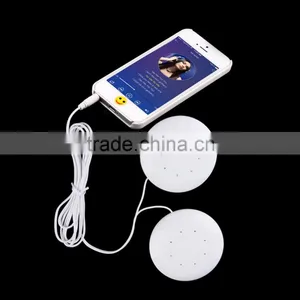 Universal 3.5mm Dual Speakers Music Pillow Speakers Loudspeaker For MP3 MP4 For Mobile Phones PC Computer Laptop Notebook White thumbnail-1