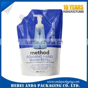 Custom Food Packaging Ketchup Doypack Spout Pouch/doypack Bags for Liquid Detergent Supplier's Choice thumbnail-6