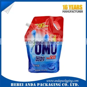 Custom Food Packaging Ketchup Doypack Spout Pouch/doypack Bags for Liquid Detergent Supplier's Choice thumbnail-5