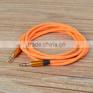 High End Gold Plated Aux Cable 3.5mm Male to Male Audio Cable Extension Cable thumbnail-2