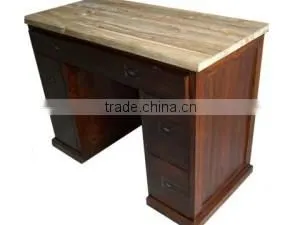 Recycled Teak Desk Table SDK-03 thumbnail-1