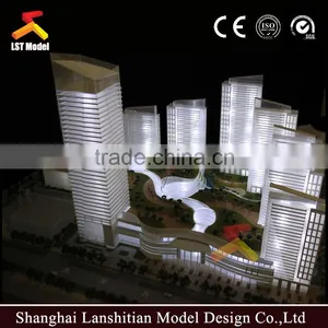 Maquette Rendering Miniature Architectural Scale Model With Light thumbnail-5