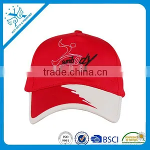 Fashion Hats Caps Custom Embroidery Wholesale Cheap Red 5 Panel Hats thumbnail-1