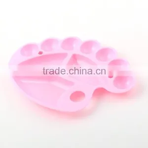 Wholesale Feet Shape Plastic Paint Arist Palette For Watercolor Painting In Stock thumbnail-3