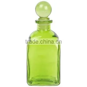 Hot Sale Factory Direct China Manufacturer Green Glass Bottle, Fancy Glass Bottles thumbnail-1