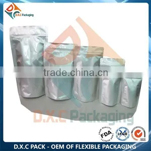 Resealable Zipper Aluminum Foil Food Supplement Poly Bag thumbnail-3