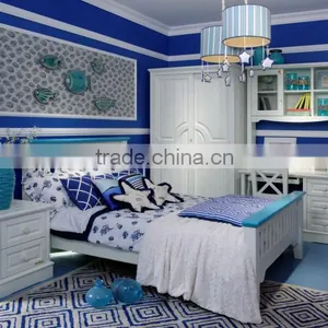 European New Design Modern Style Wood Bunk Bed For Sale thumbnail-2
