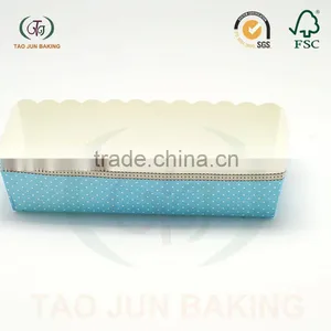 14*4.9*3.8cm PET Coated Rectangle Disposable Cake Container Baking Cups thumbnail-6