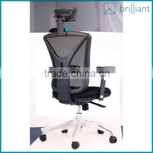 892A High Back Ergonomic Executive Chair With Headrest in Mesh Quality Choice thumbnail-3