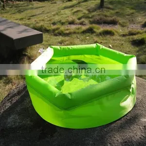 Outdoor Camping Travel Tourism Folding Inflatable Foot Basin thumbnail-1