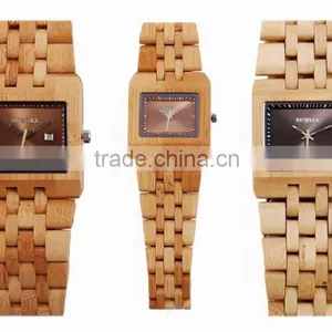2015 Various Design Wooden Unisex High Quality Famous Brand Watches thumbnail-5