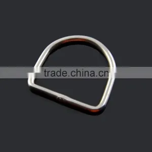 Metal Stainless Steel D Ring Buckle 1" Inside Diameter Loop Ring for Strap Keeper thumbnail-2