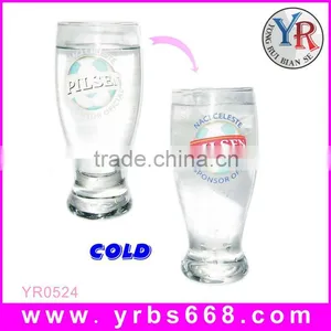 Manufacturer Wholesale Soft Drink Color Changing Glass Cup thumbnail-1