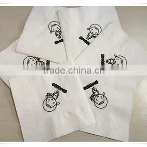 Hot Sale Good Quality 1/4 Fold Customized Dinner Paper Napkin With Logo Printed thumbnail-2