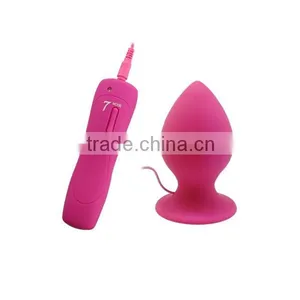 Medical Silicone Anal Plug New Style Pleasure Sex Toys With 7 Mode Vibration thumbnail-4