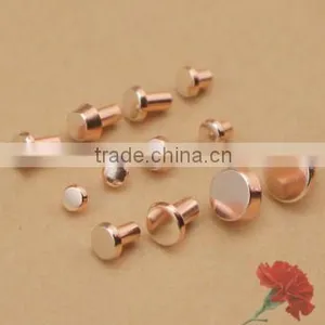 Silver Tin AgCdO Bimetal Contact Rivets Has Good Electrical Contact Property thumbnail-2