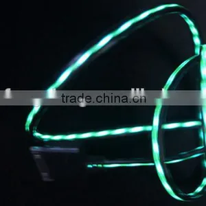 Micro Usb2.0 Led Usb Cable for Mobile Phone Data Transfer and Charging 0.8m thumbnail-1