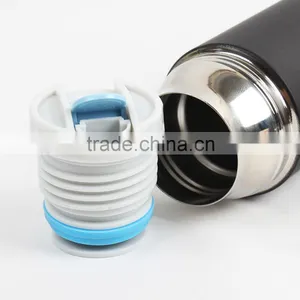 High Quality Stainless Steel Travel Mug With Easy Clean Lid, 16-Ounce, Black thumbnail-5