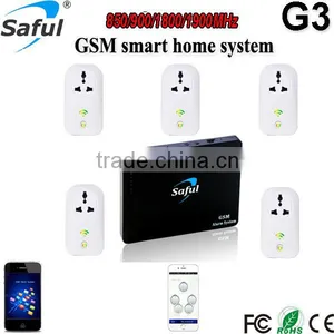 Wireless Gsm Smart Home System and Appliance Control With 5 Zones Wireless Socker thumbnail-1