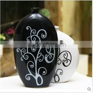 Cheapest Black and White Painting Types of Flower Vase for Home Deco thumbnail-4
