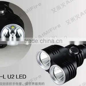 Rechargeable T6 Two Head Highpower Led Flashlight thumbnail-3