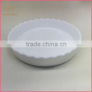 Glazed Porcelain Round Shaped Pizza Plate thumbnail-1
