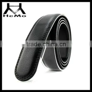 2016 Classic Black Split Leather Belt Straps With Common Size thumbnail-1