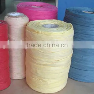 Natural Paper Raffia Ribbon for Gift Decoration Bow Paper Raffia Ribbon Bows thumbnail-3