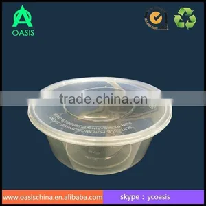 Food Grade pp Plastic Container 1100ml for Fast Food 36oz thumbnail-2