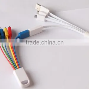 3 in 1 Cable and 5 in 1 Cable Different Color Choice PVC Cable With Sample Shape and Logo thumbnail-1