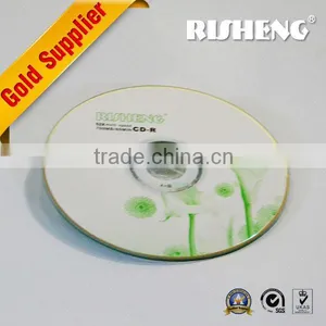 RISHENG Full Face White Inkjet Printable Cd-r Blank/CD-R 52X/Printable Disc thumbnail-2