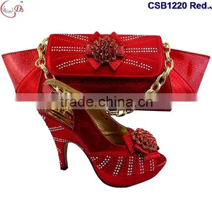 CSB1220 Royal Blue March 2016 New Arrival Design High Quailty Low Price Hot Selling Beautiful Lady High Heel Shoes Match Bag thumbnail-5