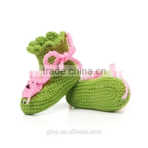 Fashion Shoe China Wholesale Crochet Knitting Crochet Baby Shoes S-5 thumbnail-1