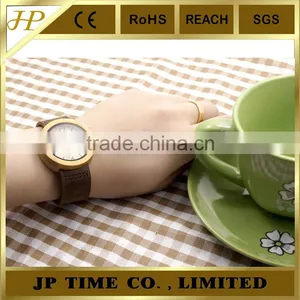 2016 Newest Bamboo Wooden Watch 2016 With Cloth Dial Face Quartz Watches thumbnail-2