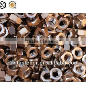 ANSI/ASME B18.2.2 Hex Nuts Carbon Steel 5G Brass thumbnail-1