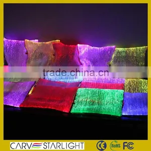 Fiber Optic Led Light Luminous Glow in the Dark Pillow Case thumbnail-2