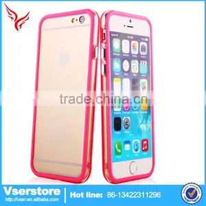 The Latest for Iphone6 6 Plus Intermediate Transparent Shell Border Protection Using TPU + PC Materia Mobile Phone for Case thumbnail-1