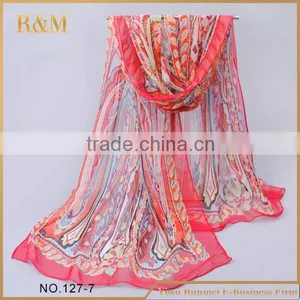 Latest Hot Selling!! OEM Design Silk Hair Scarf Fastest Delivery thumbnail-1