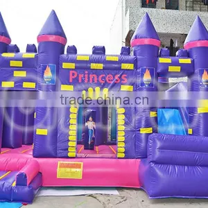 Outdoor Castle & Slide Combo Inflatable Combo Bouncy Jumping Castle With Slide for Sale thumbnail-1