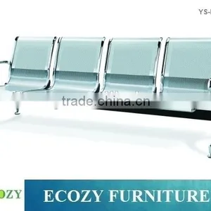 Airport Stainless Steel Seating Bench, Long Link Airport Bench, Waiting Room Bench thumbnail-1
