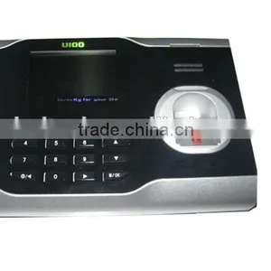 U100 Fingerprint Time Attendance 3 Inch Touch Screen Webserver Optional Rfid/mi-fare Card TCP/IP Communication Attendance Clock thumbnail-3