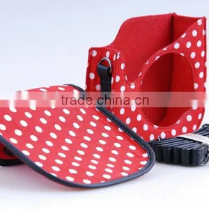 Red Dot Pattern Camera Bag for Fuji Mini 8 thumbnail-3