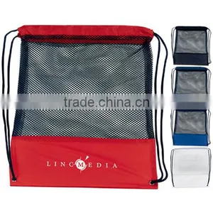 Top Range Customized Mesh Drawstring Backpack thumbnail-1