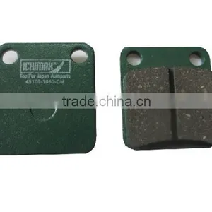 Green Semi-Metallic Motorcycle Brake Pad GY6 thumbnail-3