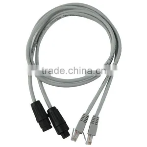 8pin Waterproof Connector to Rj45 Network Cable 8cords thumbnail-1