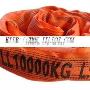Double Ply Polyester 10 Ton 7:1 Safety Polyester Round Sling thumbnail-2