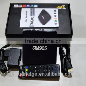 Newest TV Box CM905 Android 5.1TV Box Amlogic S905 Quad Core 1GB RAM 8GB EMMC Kodi 15.2 HD Smart 4K TV Box thumbnail-4