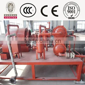 2015 New Tech Q245R Waste Tyres/ Rubber Pyrolysis to Oil Plant thumbnail-3